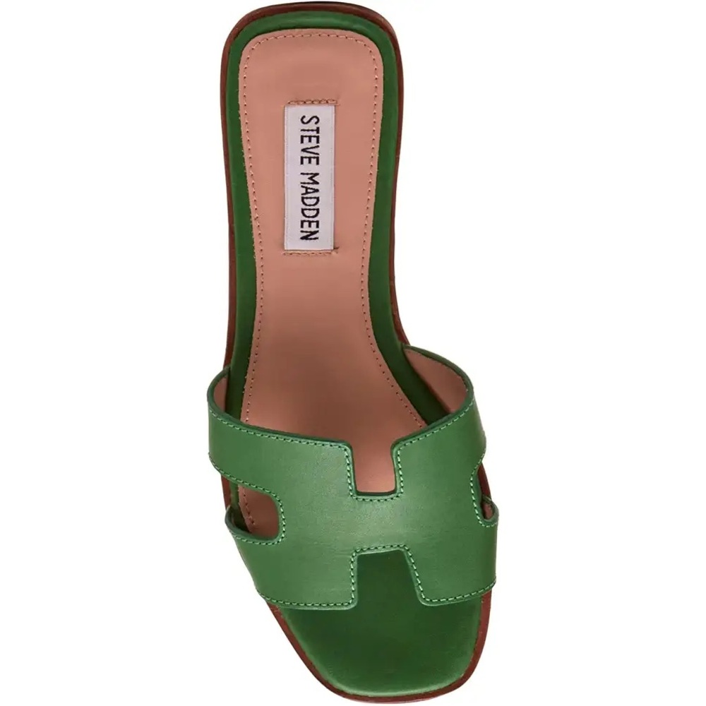 Steve Madden Haydn Green Women's Slide Sandals